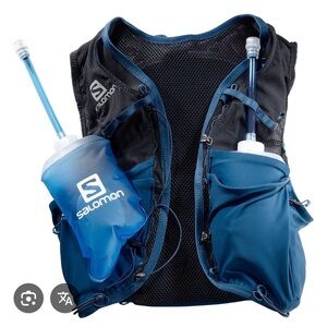 Salomon Advanced Skin 8 Running hydration vest Poseidon blue medium